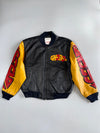 Michael Hoban | WhereMI 1991 early 90s. "Freedom" Pure Leather Bomber Jacket (L)