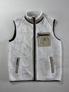 Carhartt WIP White Sherpa Fleece Utility Vest (S/M)