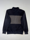 Nike Sportswear Black & Charcoal Colorblock Full-Zip Track Jacket (S)