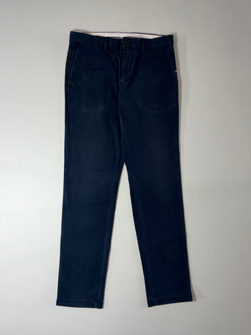 Tommy Hilfiger Navy Slim Fit Chino Pants – (W:33) (L:41)