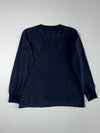 Abercrombie & Fitch Navy Long Sleeve Tee – AF 1892 Moose Appliqué (M)