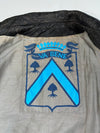 Vintage Va Bene Black Leather Bomber Jacket (2XL)