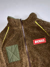 Dickies Olive Green Sherpa-Lined Puffer Jacket Full Zip Insulated Winter Jacket (XL/2XL)