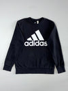 Adidas Big Logo Crewneck Sweatshirt Black Men’s  (S)