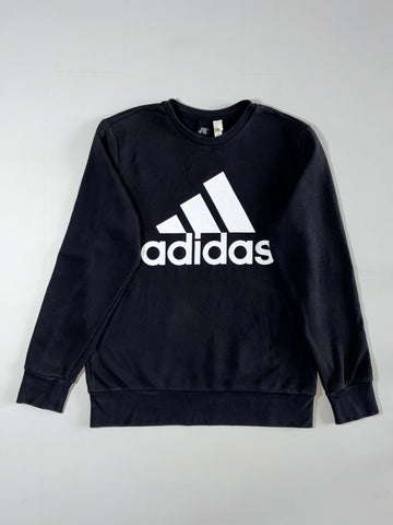 Adidas Big Logo Crewneck Sweatshirt Black Men’s  (S)