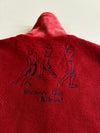 Discovery Golf Red Reversible Fleece Vest with Velour Collar(Xl)