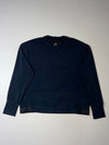 Nike Dri-FIT Navy Long Sleeve Top – “Just Do It” Hem (L)