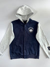Big Train “Tokyo Style” Snap-Button Hooded Varsity Jacket (M)