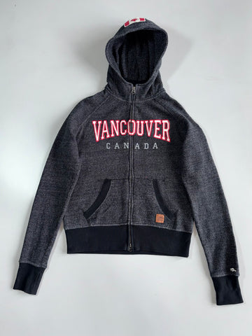 Vintage Root’s Original Double Zipper Hooded Jacket (S)