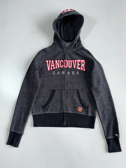 Vintage Root’s Original Double Zipper Hooded Jacket (S)