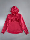 Puma Squad Arch Logo Pullover Hoodie Coral Pink (M)