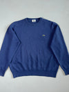 Lacoste Crewneck Knit Sweater – Indigo Blue (L)