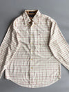 Tommy Hilfiger | Windowpane Check Long Sleeve Shirt | Cream/Red (Xl/2Xl)