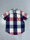 Tommy Hilfiger Multicolor Plaid Short Sleeve Button-Up Shirt | Classic Check Shirt (M/L)