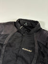 Vintage Shield Black Mesh Motorcycle Riding Jacket Padded (L)
