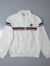 Fila | White Colorblock Full-Zip Track Jacket | (S)