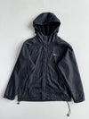 Y2K Nike Team Black Fleece-Lined Hooded Jacket (L)