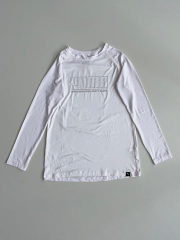 Puma Long Sleeve Tee White “Since 1948 (XS)
