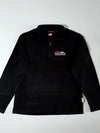 Engelbert Strauss Black Quarter-Zip Fleece Pullover (M)