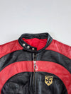 Harro Kombi Black/Red Leather Racing Jacket (XS)