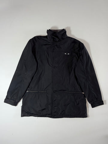 Vintage Oakley Black Fleece Lined Utility Jacket (2XL/3XL)
