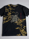 Polo Smart | Black Samurai Tiger Graphic Tee (L)