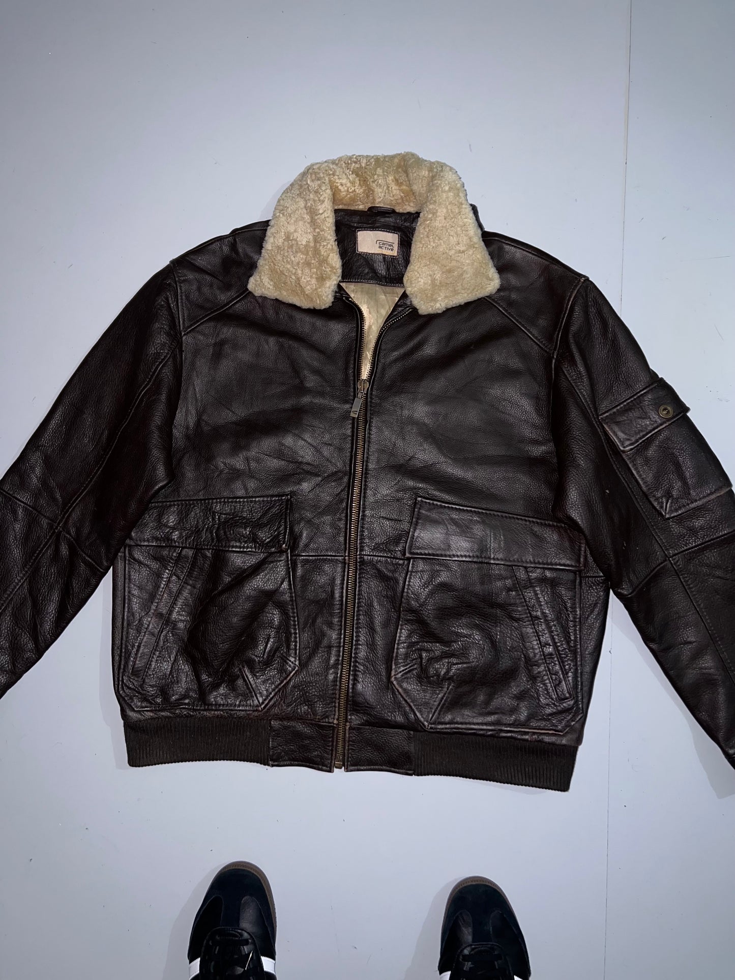 ZCamel Original Leather Jacket (SUPER RARE) (XL/2XL)