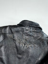 Vintage Screamin’ Eagle Black Leather Jacket with Embossed Tribal Butterfly (M)