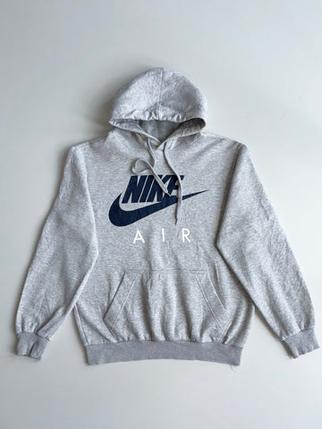 Vintage Nike Air Big Swoosh Hoodie – Heather Grey (L)