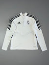 Adidas Real Madrid White Aeroready Quarter-Zip Training Top (XS)