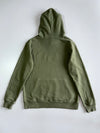 Vintage Batman Bandana-Print Logo Hoodie Olive Green, DC Comics ’17, (M)