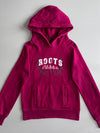 Roots Athletics Est. 1973 Pullover Hoodie Magenta/Pink (XS)