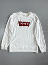 Levi's | Batwing Logo Crewneck | White | Size S