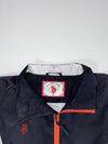 US Polo Assn Colorblock Windbreaker Jacket – Navy/White/Orange (M)