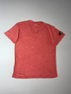 National Geographic | Coral Red V-Neck Tee | (L)