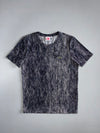 Lacoste Live All-Over Woodgrain Print Tee Navy/White (M)