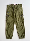 Aape by A Bathing Ape Olive Cargo Joggers – Camo Waistband (W:35) (L:37)