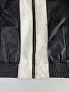Vintage Stallion California USA Flag Leather Racing Jacket (L/XL)
