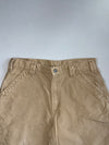 Carhartt Dungaree Fit Carpenter Canvas Sun-Faded Khaki Work Shorts (W:32 |L:22)