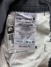 Carhartt Relaxed Fit Double Knee Carpenter Pants (W:34) (L:42)