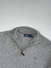 Polo Ralph Lauren Quarter-Zip Knit Sweater – Heather Grey (XL)