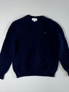 Lacoste | Navy Tonal Croc Wool Sweater | (S)