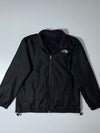 The North Face Fleece-Lined Nylon Zip-Up Jacket – Black Reversible (S)