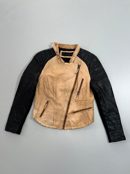 !                                                                                                                                                                                                        Zara Mens Original Leather Jacket (XS)