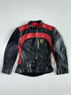 Harro Kombi Black/Red Leather Racing Jacket (XS)