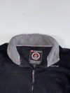 Canadian Peak Black Hooded Full-Zip Jacket with Grey Collar Cap Attached (XL)