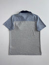 Columbia Striped Polo Shirt Grey Navy(L)
