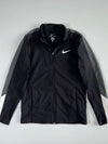 Nike Dri-Fit Black Colorblock Track Jacket (XS)
