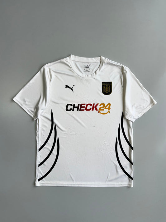 Puma Deutschland Check24 Sponsor Football Training Jersey in White (XL)