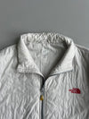 The North Face x VX Active White Diamond Quilted Insulated Jacket with Red Logo (M)
